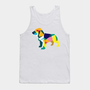 Beagle Retro Pop Art Dog Owner Retro Funny Beagle Tank Top